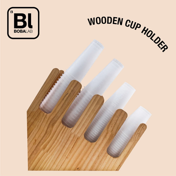 Commercial Wooden Cup Holder Organiser Storage Stand