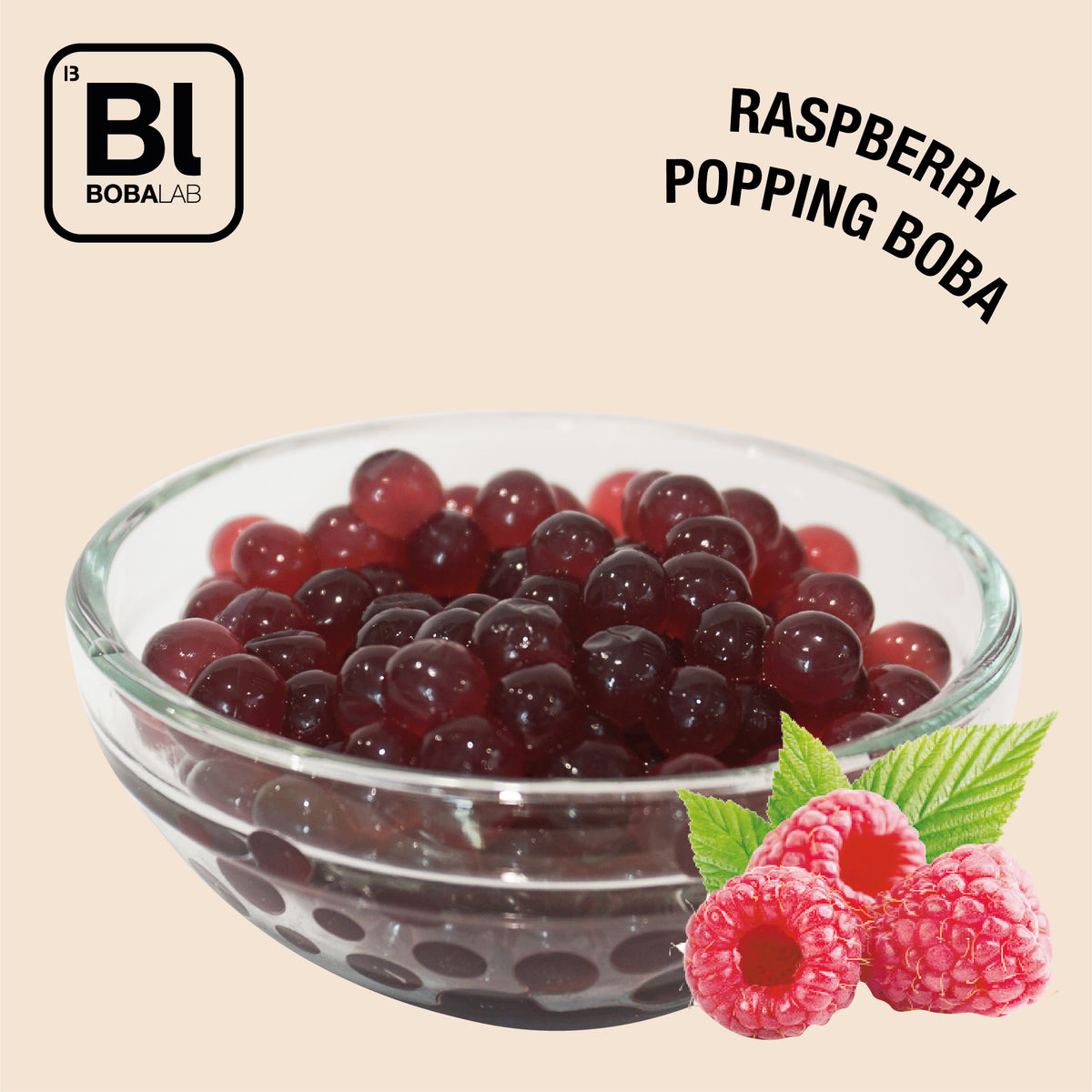 Raspberry Popping Bubbles 3.2kg/tub