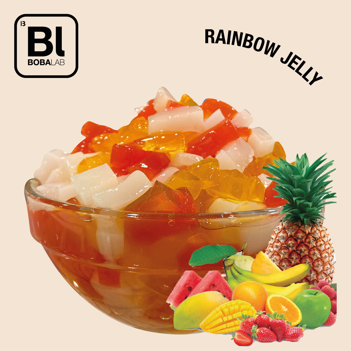 Rainbow Jelly 4kg/tub