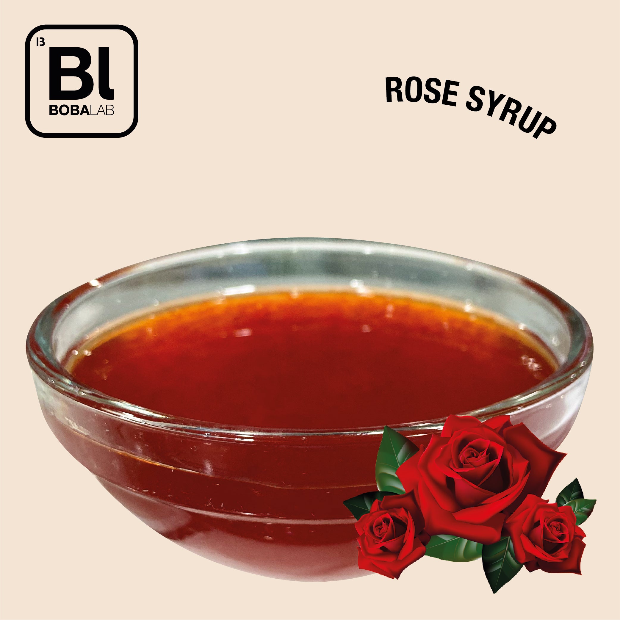 Syrup Romesa Rose Syrup 1.3kg/bottle – Boba Lab