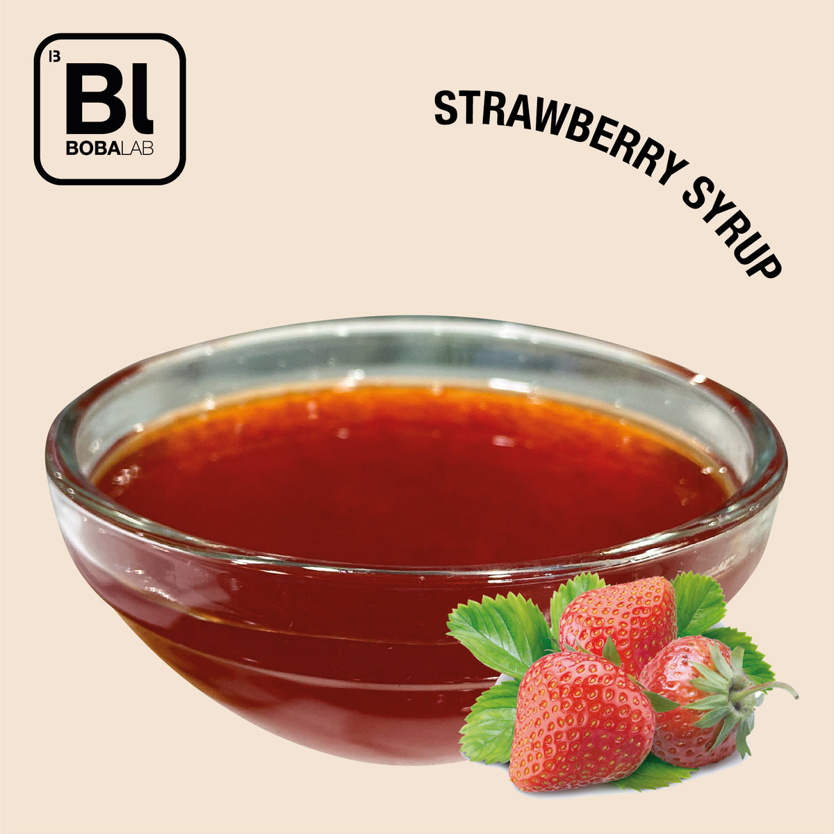 Strawberry Syrup 2.5kg/bottle